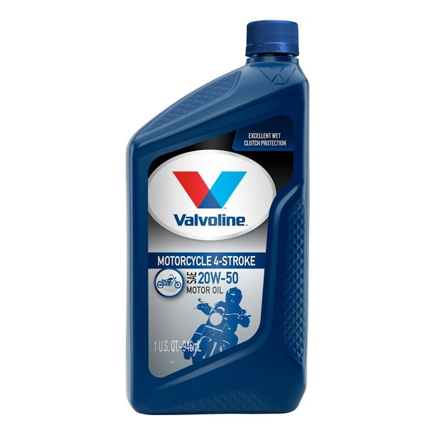 Valvoline 4Stroke Motorcycle SAE 20W50 Conventional Motor Oil 1 QT