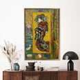 thumbnail image 4 of Woman Art Canvas, Home Decor Woman Wall Decor, Famous Canvas Art, Courtesan After Eisen, Courtesan After Eisen Art, Reproduction Printed, Canvas Wall Decor - White Framed, 4 of 5