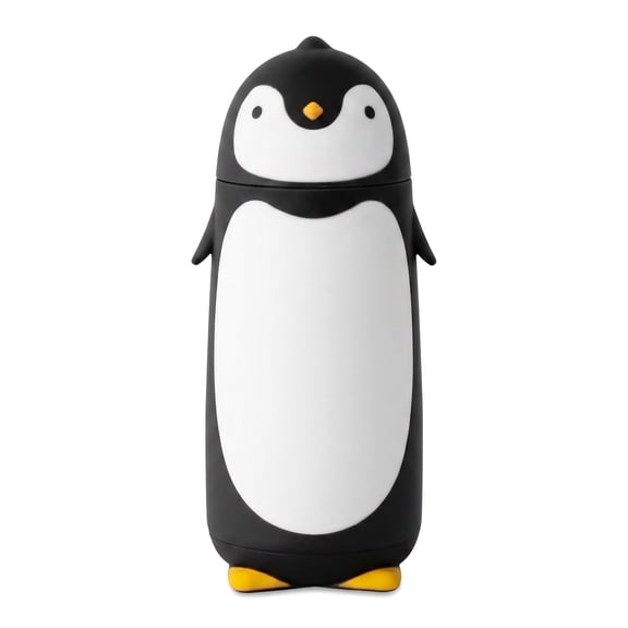 Penguin Stainless Steel Vacuum Insulated Tumbler – Travel Mug with Leak-Proof Lid, Thermal Flask for Coffee, Tea, and Water, Cute Reusable Bottle for On-the-Go