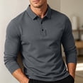 thumbnail image 6 of Workout Shirt Dqueduo Summer Men's Short-sleeved T-shirt Refreshing Breathable Loose-fitting Middle-aged Business Casual Color Top Shirt for Men Gray L, 6 of 8