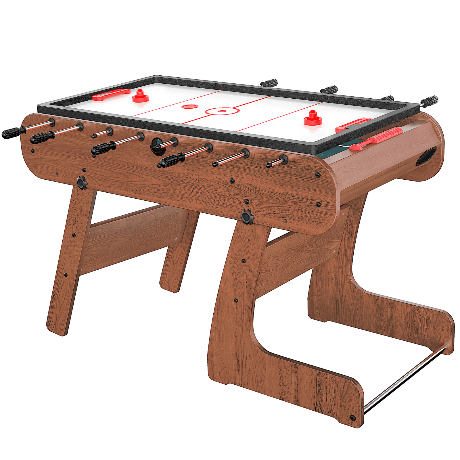 Fiziti 54 Inch Folding Foosball Table,Air Hockey Table for Adults