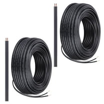 2 Pack 100ft 16/2 Low Voltage Landscape Lighting Wire, 16 Gauge 2 Conductor Electrical Wire for Garden Pathway