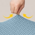 thumbnail image 5 of Aihimol Round Stool Cover 12-14" Round Seat Covers for Bar Stools,Luxurious Fabric Stretchable,Washable Jacquard Dustproof Stool Seat Slipcover (Light Blue), 5 of 6