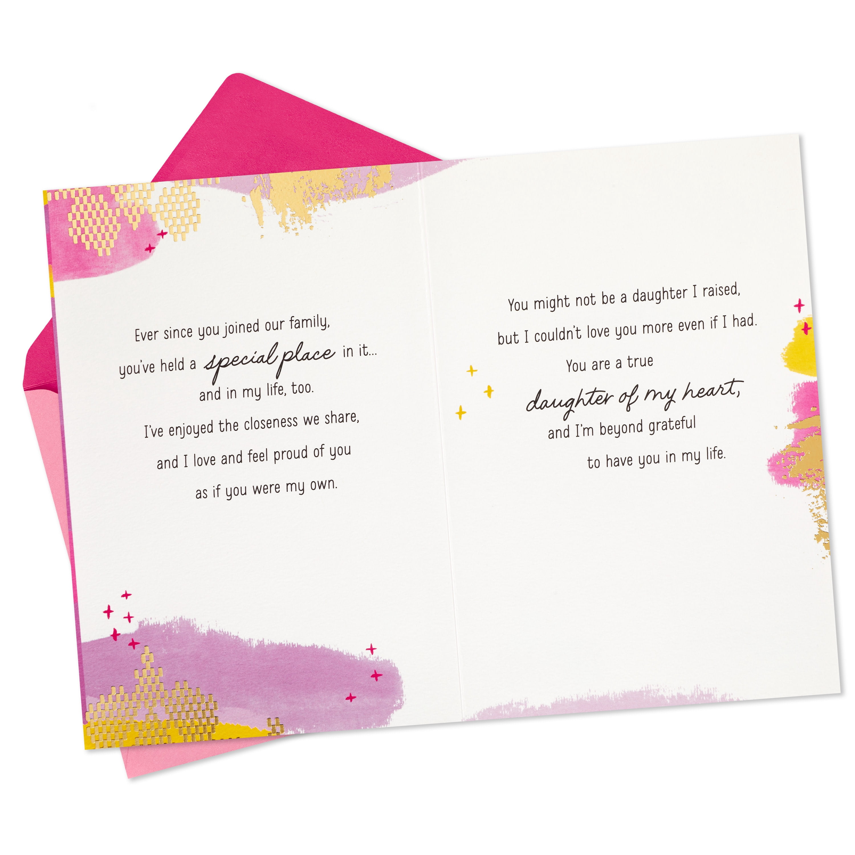 Hallmark Birthday Card for Daughter-in-Law (You're a True Daughter of My Heart)