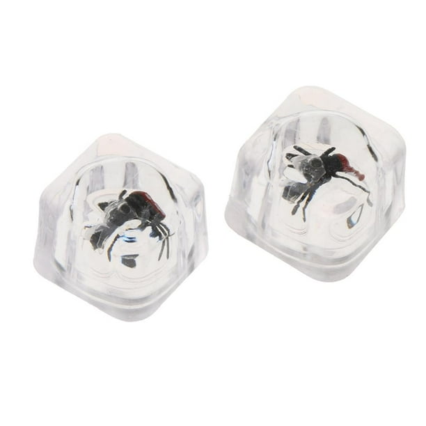 Paquete de 2, novedad: Cubitos de hielo artificiales de PVC, artículos de fiesta, artículo novedoso UNA