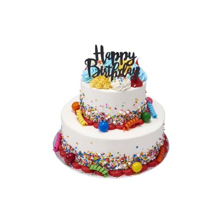Hip Hip Hooray 2 Tier Cake