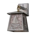 thumbnail image 2 of Meyda Tiffany 172153 Sailboat 12" Tall Wall Sconce - Silver, 2 of 3