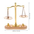 thumbnail image 2 of 1 Set Miniature Vintage Balance Scale Dollhosue Mini Balance Scales Weight, 2 of 9