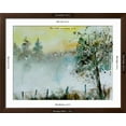 thumbnail image 5 of Art.com Watercolor Mist Art Print by Pol Ledent, Brown Frame Wall Art, 40" x 32", 5 of 5