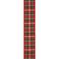 thumbnail image 5 of (2 pack) Offray Ribbon, Red 7/8 inch Plaid Ribbon, 9 feet, 5 of 7