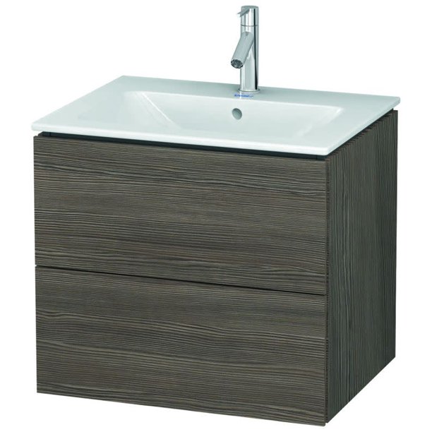 Duravit Lc6240 LCube 24" Single Wall Mounted Wood Vanity Only