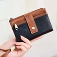 thumbnail image 6 of PUSPU Women's RFID Blocking Leather Wallet, Vintage Tri-Fold Card Holder with Coin Pocket, 6 of 6