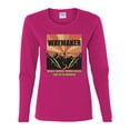 thumbnail image 3 of WAYMAKER Miracle Worker Promise Keeper Inspirational/Christian Womens Graphic Long Sleeve T-Shirt, Fuschia, Small, 3 of 5
