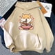 thumbnail image 2 of Nueva y linda sudadera con estampado de Shiba Inu Ramen, sudadera con capucha informal de manga larga para mujer y hombre, 2 of 5