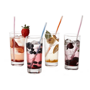 GoodGlassware Highball Glasses (Set of 4) 13.5 oz - Tall Drinking Glass with Heavy Base - for Water, Juice, Cocktails, and Beverages - Lead Free, Dishwasher Safe, Perfect for Kitchen & Bar