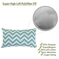 thumbnail image 2 of Majestic Home Goods Pillow 12x20 Chevron Teal, 2 of 6