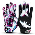 thumbnail image 3 of Guantes de fútbol americano TAQCHA Pro Elite con agarre adherente, adulto talla grande, 3 of 6