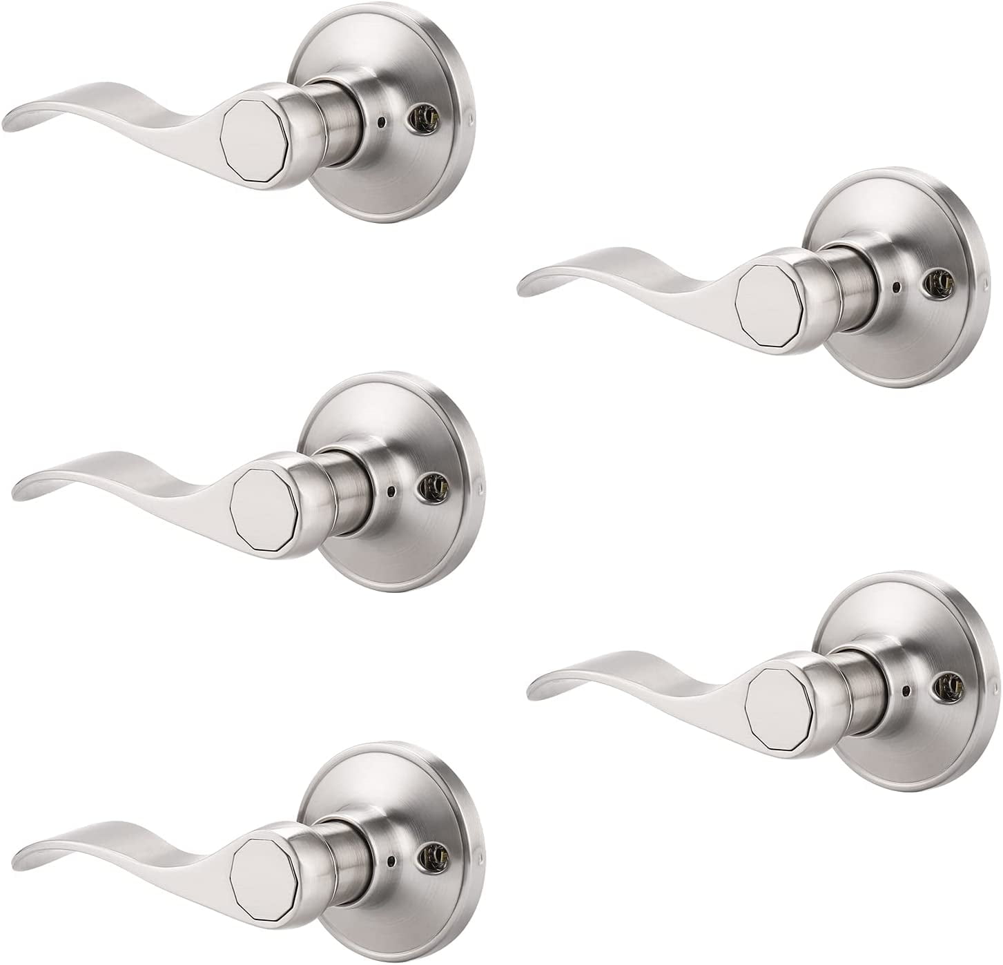 door hardware Door Knobs & Levers Doors & Door Hardware Brushed Nickel