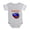 Heather Gray, variant on CafePress - Venezuela Soccer Ball - Cute Infant Baby Football Bodysuit
