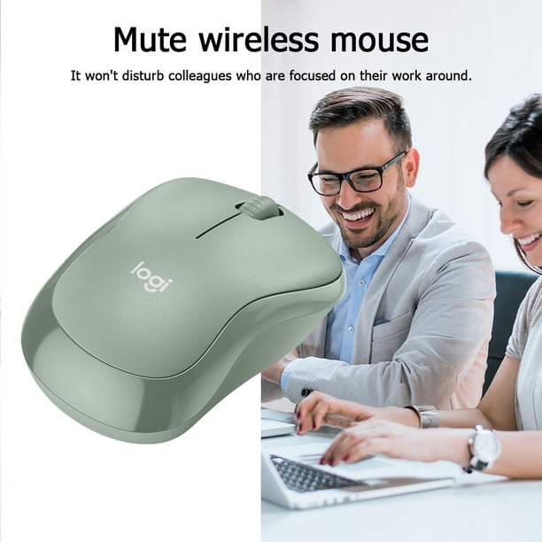 Logitech M221 Ratón para juegos 3 botones Ratón de oficina comercial con receptor USB 2.4G