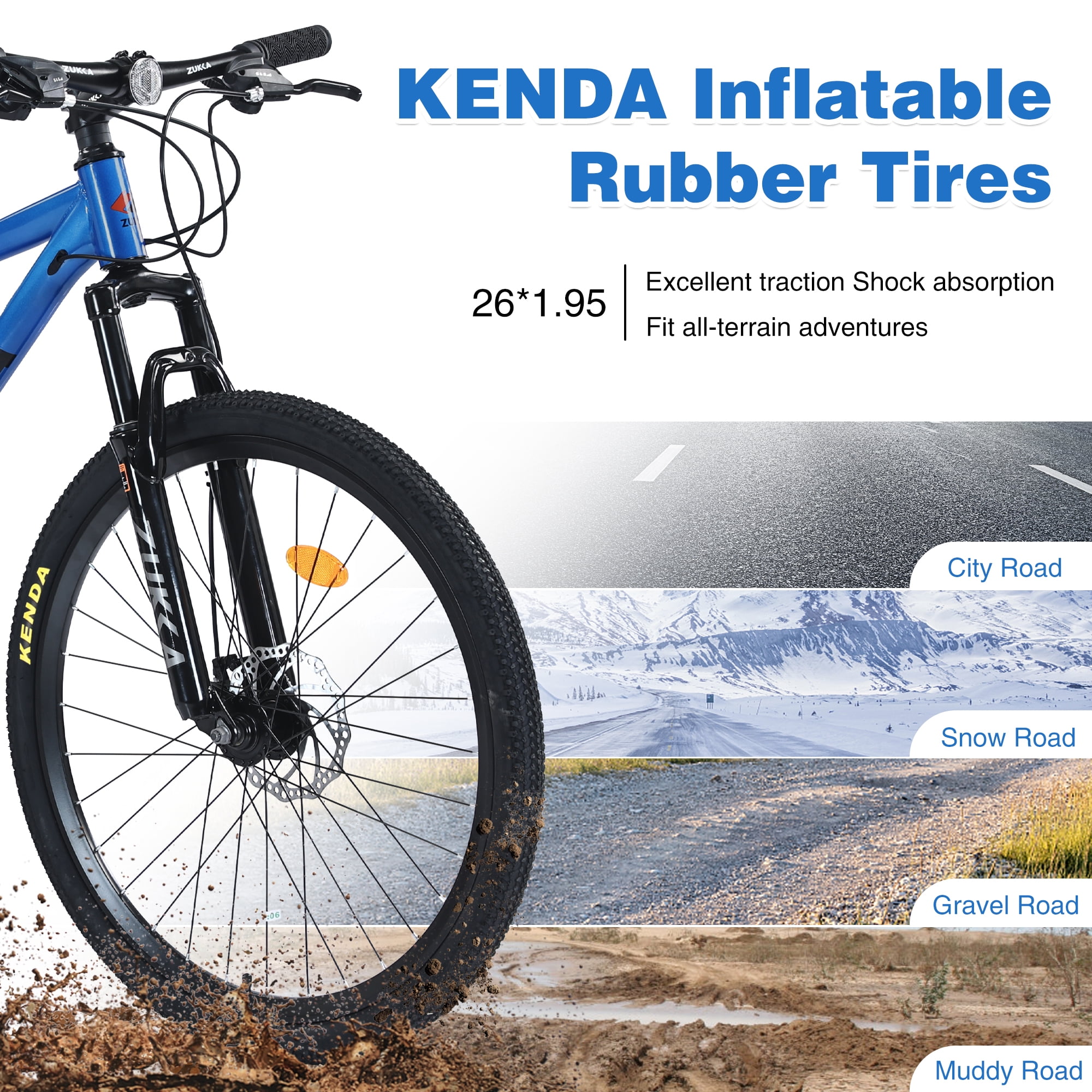 LuckyNote 26 Inch Mountain Bike for Adults with 24 Speed LuckyNote 26 Inch Mountain Bike for Adults with 24 Speed