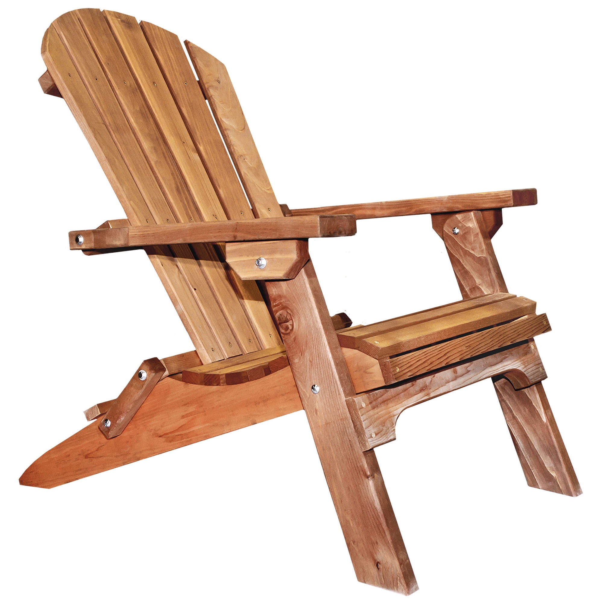 Western Red Cedar Adirondack Chair, Exterior Stain Finish - Walmart.com