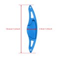 thumbnail image 2 of Steering Wheel Paddle Shifter Extension For Honda FIT VEZEL HRV Aluminium Blue, 2 of 13