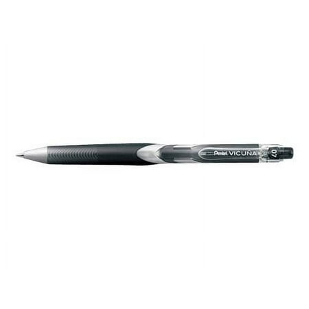 Pentel VICU������A - Ballpoint pen - black - oil-based pigment ink - 0.35 mm - fine - retractable