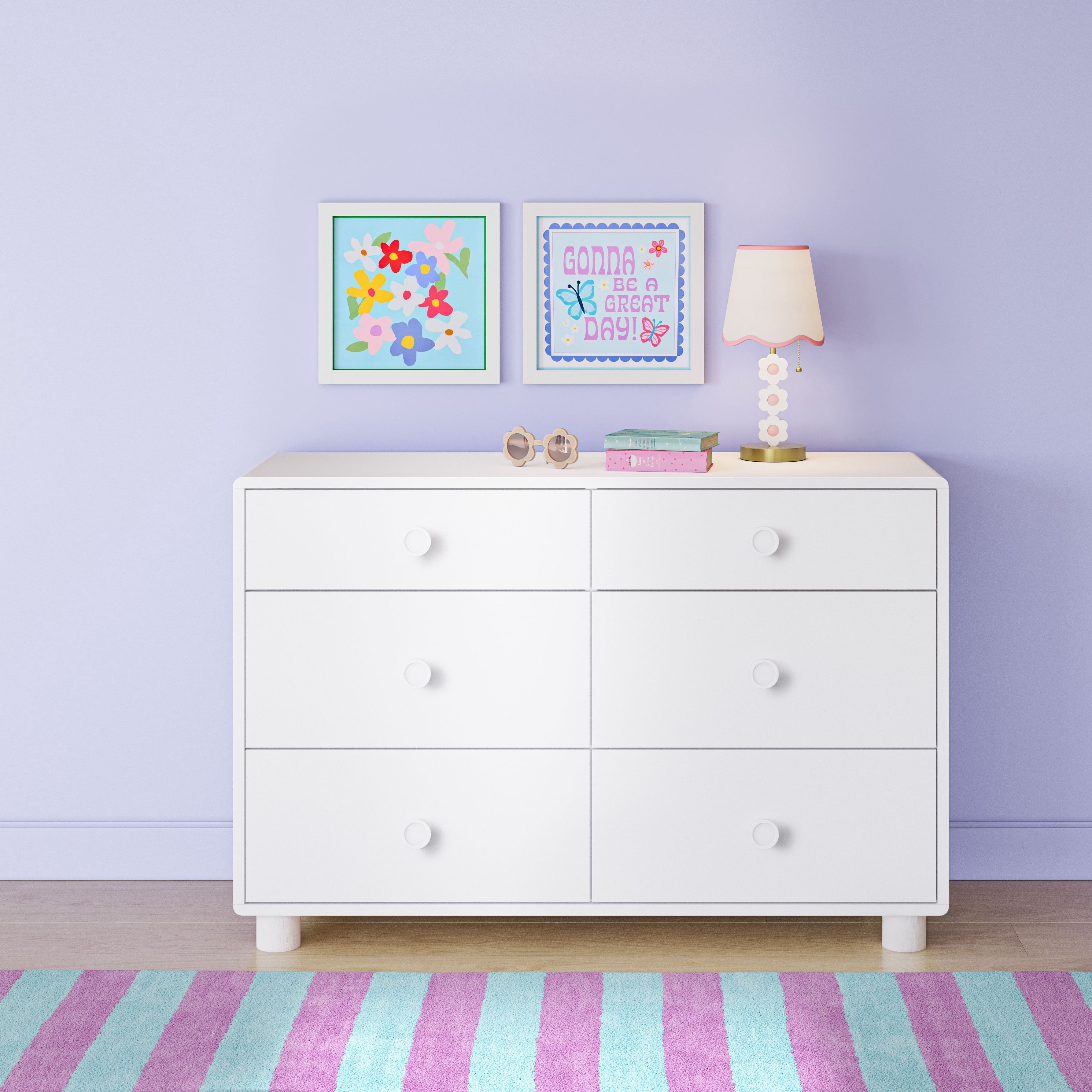 Mainstays Kids Great Day 2-Piece Framed Wall Art Set