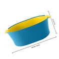 thumbnail image 2 of WASHWEPE Cesta Doble De Plástico Para Y Verduras Con Drenaje Azul, 2 of 8