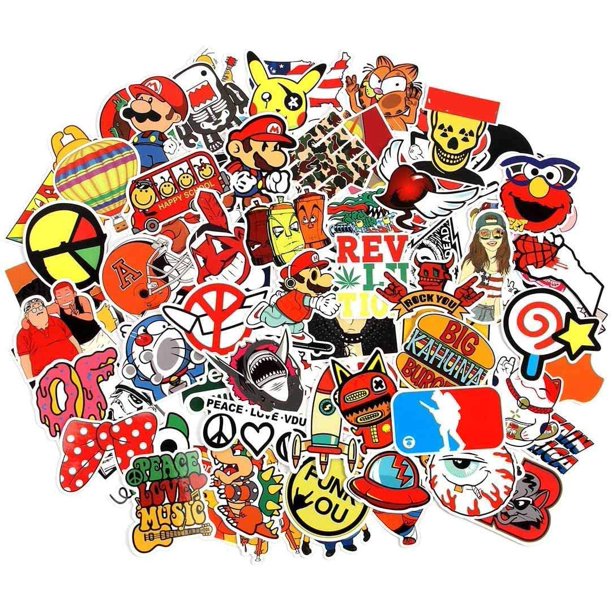 100 PCS Retro Rock Band Stickers Music Graffiti Waterproof Decal Sticker to DIY Guitar Bass Laptop Suitcase Skateboard Car Motor Buy cheaply on