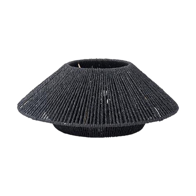 Paper Rope Lampsantes de la lámpara colgante Decoración clásica del techo Ventilador de techo Bolbo de cubierta tejida para sala de estar de piso