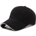 thumbnail image 2 of MKKAS Men’s Long Brim Baseball Cap Hat, Adjustable Outdoor Sports Sun Protection Hat for Fishing and Hiking, Black, Baseball Cap Hat, Long Brim, 2 of 8