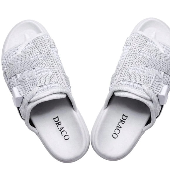 lightning draco White Slide Sandals - Walmart.ca display picture 3