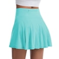 thumbnail image 3 of Tennis Skirt Shorts, Women's High Waisted Pleated Sports Tennis Skirt Shorts with Pockets, Athletic Golf Skirt with Shorts Pockets Lightweight Running Workout Skirt, 3 of 6