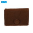 thumbnail image 3 of Uxcell Velvet Ring Box, 2 Pack Travel Ring Box Jewelry Holder Portable Mini Jewelry Case Organizer for Rings, Brown, 3 of 6