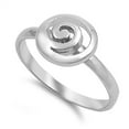 thumbnail image 1 of Wide Spiral Friendship Fun Ring .925 Sterling Silver Band Jewelry Female Male Unisex Size 8, 1 of 4