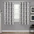 thumbnail image 2 of Exclusive Home Kochi Light Filtering Linen Blend Grommet Top Curtain Panel Pair, 52x96, Dove Grey, 2 of 5