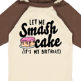 thumbnail image 4 of Inktastic Let Me Smash Cake Its My Birthday Girls Long Sleeve Baby Bodysuit, 4 of 5