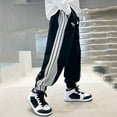 thumbnail image 7 of Sweatpant Jogging Trousers Boys Active Joggers Jogger Pants Combat Pants Loose Trousers Fashion Y2k Pants Trending Pants #Z09Black(6-7 Years), 7 of 7