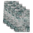 thumbnail image 2 of Teal Grey Abstract Kitchen Towels Set of 4, Modern Graffiti Distressed Mottled Art Absorbent Dish Towels for Kitchen, Microfiber Hand Towel, Quick Drying Tea Towel for Cleaning Decorative Dishcloths, 2 of 7