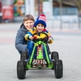 thumbnail image 5 of Gymax Kids Pedal Go Kart 4 Wheel Ride On Toys w/ Adjustable Seat & Handbrake Green, 5 of 9