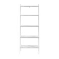 thumbnail image 6 of 72" Tall Metal & Wood Ladder Shelf - White Marble, 6 of 7