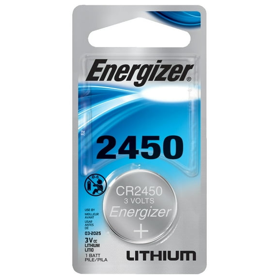1pk Energizer Lithium 2450 Battery 70