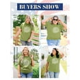 thumbnail image 7 of Anbech Christian Shirts Women Faith T Shirts Plus Size Graphic Shirts Oversized Short Sleeve Loose Tee, 7 of 7