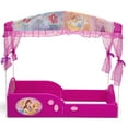 thumbnail image 4 of Disney Princess Kids Plastic Storage Toddler Bed, Pink, 4 of 6