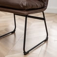 thumbnail image 4 of Set of 2 Antique Brown Dining Chairs for Dining and Leisure / Comfortable and Sturdy, 4 of 6