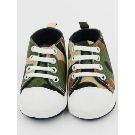 Babula Baby Boy Girl Soft Sole Crib Sneaker Anti-Slip Shoes
