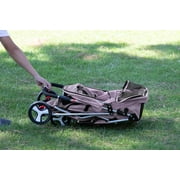 Paws & Pals Pet Stroller for Cats & Dogs Folding 3-Wheel Carrier Jogger (Pink) (Small)