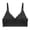 Black, variant on Bras for Women,Summer Comfort Lace Strap Latex Traceless Gathering Breathable And Bra,Sports Bras for Women,Yellow,L